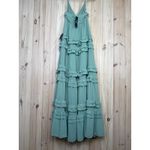 Lulus NWT  Lavish Perfection Sage Green Ruffled Tiered Maxi Dress Party Wedding S Photo 6