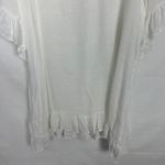 Ekouger Pullover Gauzy White Tunic Dress/Bikini Cover Up Size Medium Photo 3