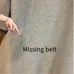 Diane Von Furstenberg  "MACKENZIE" WOOL BLEND REVERSIBLE TAUPE CARDI COAT (L) Photo 8