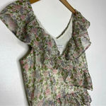 Senlis x Revolve Aria Ruffle Mini Dress Floral Fruit Size XS Photo 5