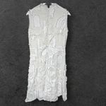 H&M White &  Cream Sleeveless Minimalist Dress Chic Unique NWT Size 10  Studio Photo 9