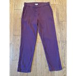J.Jill linen stretch burgundy pull on pant size XS Purple Photo 1