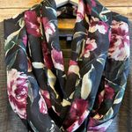 Apt. 9  Gray Knit Top With Floral Scarf Size Petite XS NWT Photo 3