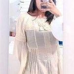 HOSS INTROPIA Women's Victorian Floral Applique Cotton Silk White Ivory Blouse w Size 4 Photo 0