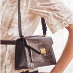 JW Pei Brown Shoulder Bag Croc  Photo 2