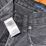 Aeropostale  High Waisted Jeggings Black Jeans Ripped‎ Destroy size 0 short Photo 3