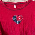 White Stag  Red Crew Neck Top XL Photo 1