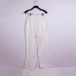 NEW Favorite Daughter Linen Blend Straight Leg Mid Rise Trouser Pants White S Photo 3