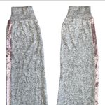 Hippie Rose  Gray Jogger Pants Pink Velvet Trim Juniors New Photo 6