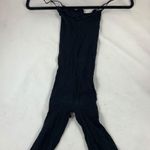 Solid black panty hose bodysuit Photo 1