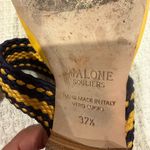 Malone Souliers  X ROKSANDA  37/5  ITALY Yellow and Black Mules Photo 4
