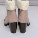 Torrid Foldover Shearling Heeled Combat
Bootie Blush-8W Photo 4