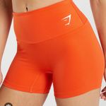 Gymshark Women’s  Training Tight Shorts Orange Small Photo 0
