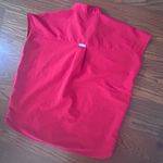 FIGS  Rafaela Oversized Scrub Top Size XXS Red Scrub Top Medical Dental Vet Photo 6