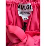 I am gia I.AM.GIA Naomi Crop Top Corset Style Neon Pink Tiger Mist NWT XS Photo 5