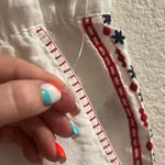 Cynthia Rowley ✨ Linen Embroidered Sz Medium White Shorts✨ Photo 6