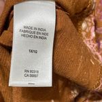 Lucky Brand Women's Knit Top Rust Pink Size 1X Casual Stretch V-Neck Photo 5