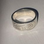 Signed Bear Ring Silver Photo 5