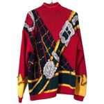 Vintage 1993 The Eagle’s Eye women’s sweater Scottish design pullover some flaws Red Photo 3