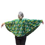 Handmade Green Bay Packers Oversized Poncho Top – , Unique - One Size - Pullover Photo 7