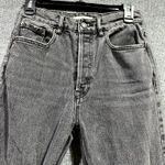 PacSun  Slim Fit Jeans Womens 26 Gray Denim Ultra High Rise Button Fly Outdoor Photo 3