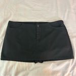 Brandy Melville Julie Skirt, Low Rise, Skort (Shorts Underneath), Solid Black Photo 2