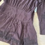 Joie  brown new nwt dionne long sleeve mini dress Photo 4