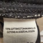 Free People {26}  We The Free Distressed Black Denim Mini Skirt Photo 12