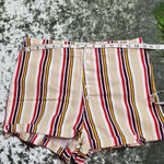 Urban Outfitters  Molly Striped Denim Button-Fly Short Photo 1