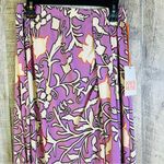 Knox Rose XS Light Purple & Cream Floral Print Skirt with 13” Slit on Fr… Photo 2