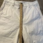 Aritzia TNA Jeans Women 8 Cream Carpenter Greenwich High Rise Cargo Pants Ivory Photo 8