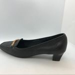 Salvatore Ferragamo  Black Leather Pump Shoes 7B Photo 3