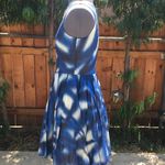 Kaya & Sloane Blue Print Voile Fit & Flare dress Photo 3