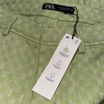 ZARA Gingham Straight Leg Pants Medium Bloggers Fav Photo 4