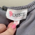 L'ATISTE L’Atiste Strapless Romper Grey Size Medium Photo 6