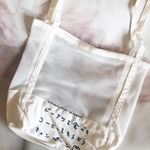Mesh Tote Bag Japanese White summer net shopping shoulder grocery bag Multiuse Photo 4