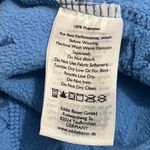 Eddie Bauer 1/4 Zip Burnout Polar Fleece Pullover L Crimson Blue EUC Photo 7