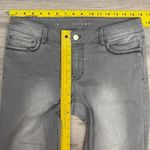 White House | Black Market  Gray The Skinny Jeans Beaded Detail on Pockets Size 6 Photo 9