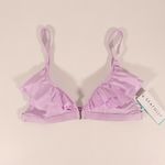 Seafolly NWT  X Revolve Shine On Fixed Tri Bikini in Lilac Photo 2