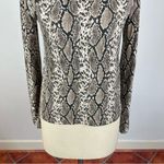Oak + Fort  Snake Print Mock Neck Top Photo 3