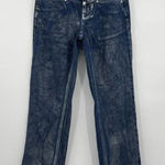 BDG Urban Outfitters Straight Leg Cowboy Jean Metallic Mid Rise Women’s Size 25 Photo 0