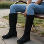 FREEBIRD by Steven Freebird Lane Distressed Suede Full Zipper Boots GUC $245 Size 8 S3938 Photo 9