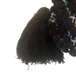 Sole Society  Palisades Woven Tote W/Tassels Textured Geometric Shape Large 20X13 Photo 5