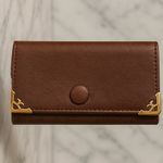 Cartier Paris Vintage Burgundy Leather 6-Hook Key Holder Photo 0