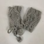 Shiraleah  Chicago‎ Grey Hat & Fingerless Glove Set With Rabbit Fur Trim Photo 5