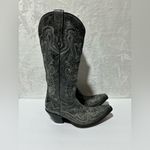 Corral G1030 Gray Western Studded Embroidered wing tipped heeled boots size 11 Photo 6
