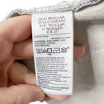 Gap Metallic Silver Cheeky Straight High Rise Pants Photo 14