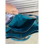 Tory Burch Robinson Double Zip Tote Bag Electric Eel Blue Women's Handbag Photo 15