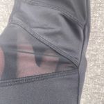 Skechers Sport Leggings Athletic Workout Running Black Mesh Panels Photo 5