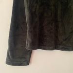 Juicy Couture Black Velour Long Sleeve Jeweled Crewneck Shirt Y2K Women's Large Photo 4